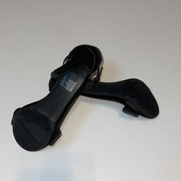 JUST FAB BLACK HEELS SIZE 7.5 - Picture 4 of 4